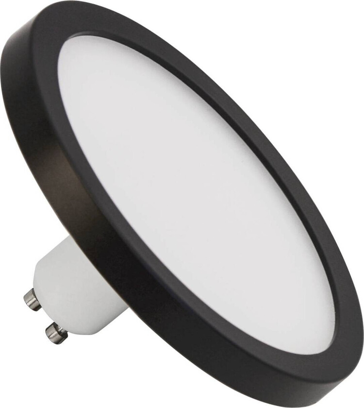 LED-pære GU10 7W CCT 2 700/4 000 K Ø11cm svart