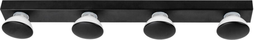 LIGHTME speillampe Aqua Hollywood 4lk svart