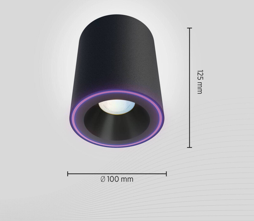 Smart Halo Spot LED downlight, svart