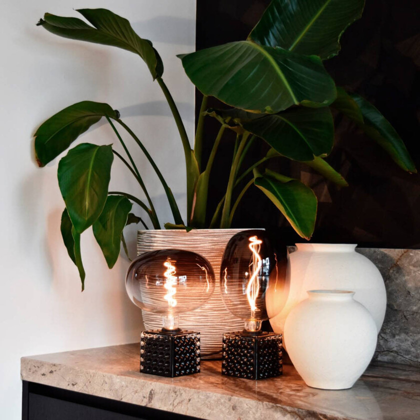 Boden LED-globe E27 5W filament dimbar grå