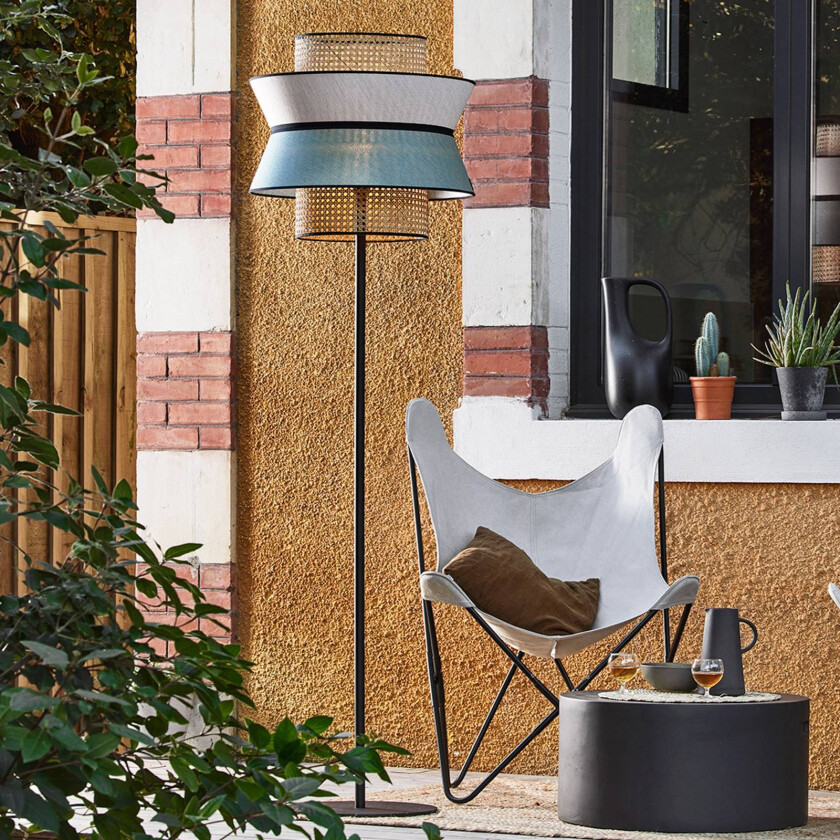 Singapour utendørs gulvlampe alge/sand