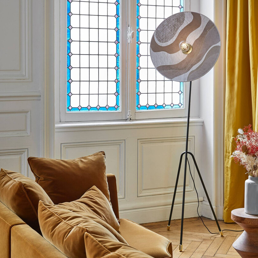 Sonia Laudet gulvlampe malakitt sand