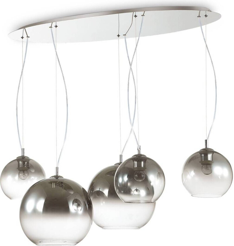 Ideal Lux Nemo pendellampe, fem lys, med fem lamper