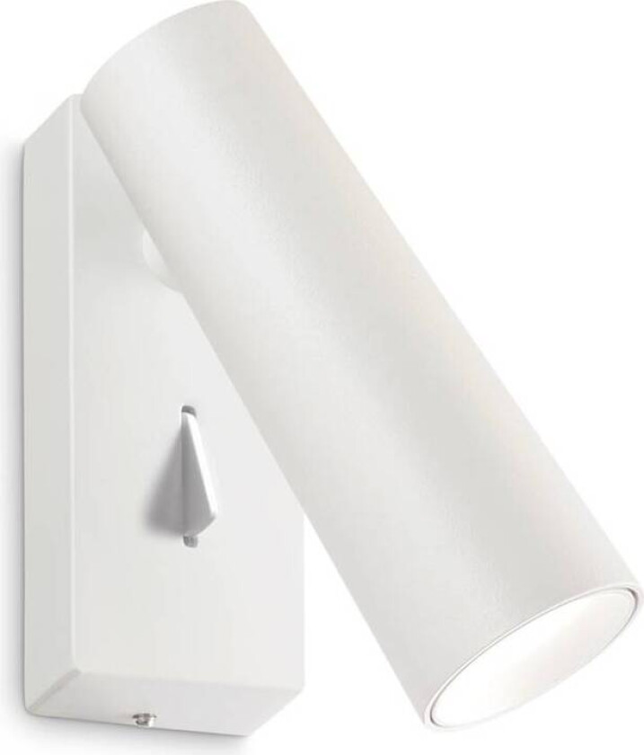 Ideal Lux Pipe LED-vegglampe, justerbar hvit