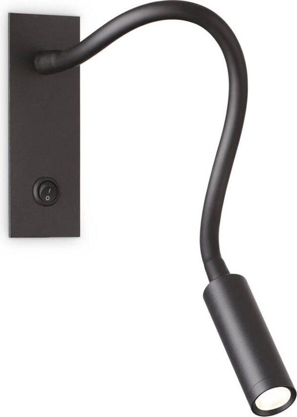 Ideal Lux Io LED-innfellingslampe, svart