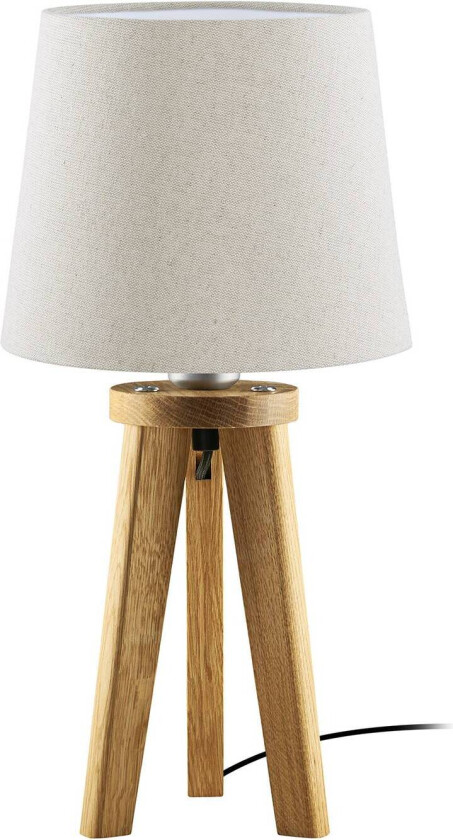 Elli bordlampe, oljet/krem eik