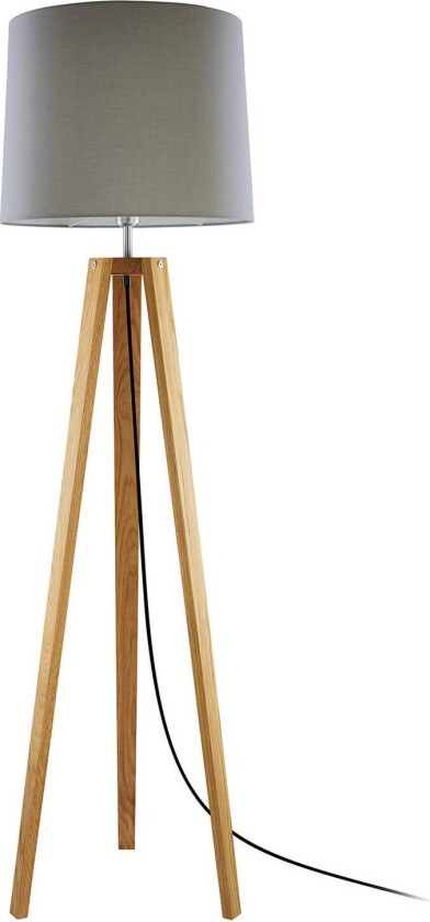 Anni gulvlampe, oljet/taupe eik