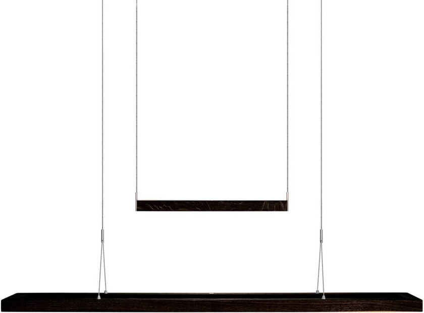 Amalia LED-hengelampe, eik kull