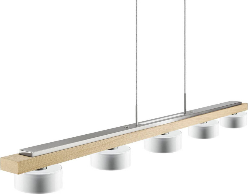 Estelle pendellampe bjelkeform eik natur