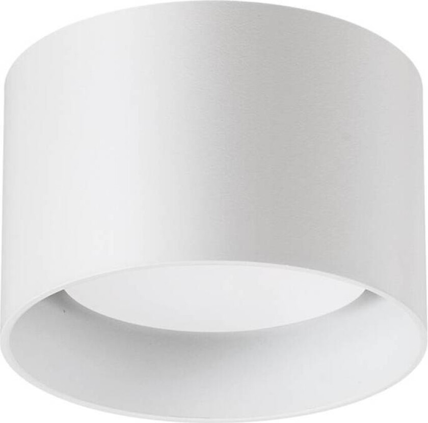 Ideal Lux downlight Spike Round, hvit, aluminium, Ø 10 cm