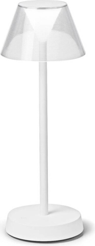 Ideal Lux Lolita LED-terrasselampe, batteri hvit