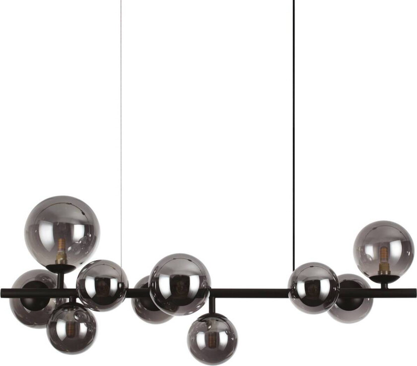 Ideal Lux Perlage pendel lengde 81 cm svart/svart