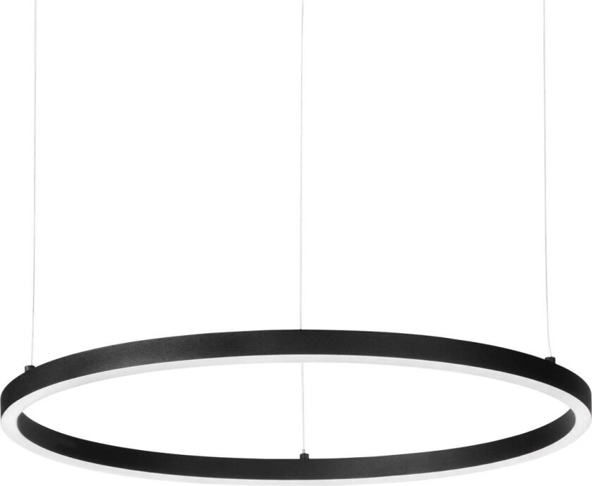 Ideal Lux LED-hendellampe Oracle Slim Ø 70 cm svart 3000 K