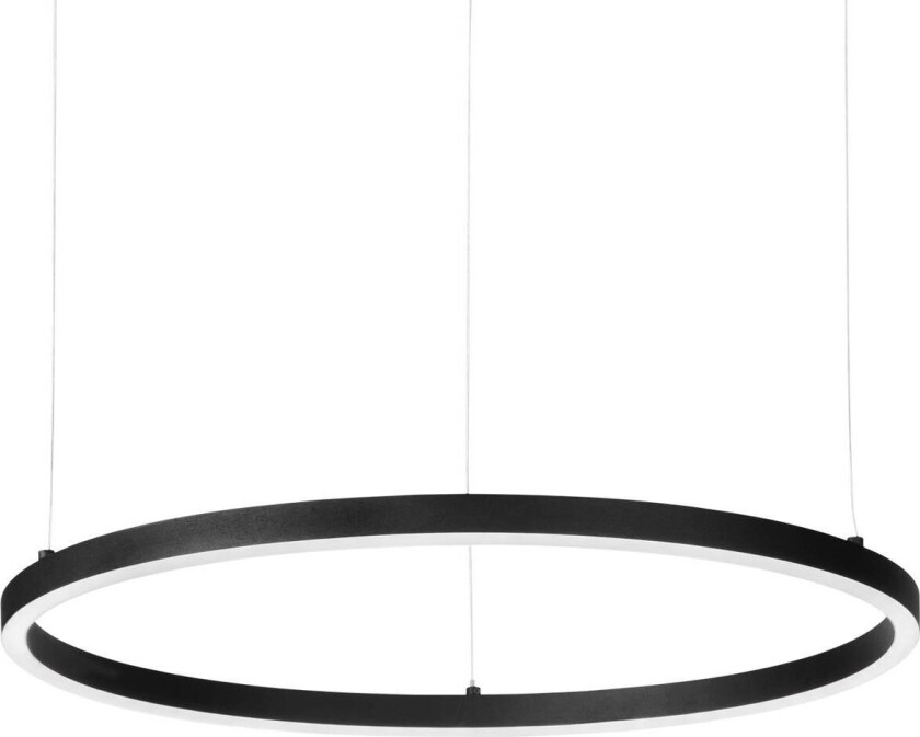 Ideal Lux LED-hendellampe Oracle Slim Ø 90 cm svart 3000 K