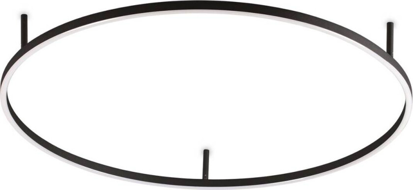 Ideal Lux LED-taklampe Oracle Slim svart 3 000K 90 cm