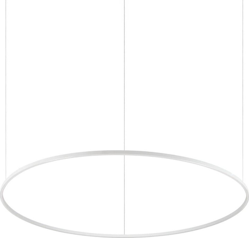 Ideal Lux LED-pendellampe Oracle Slim hvit 4000 K Ø 150 cm