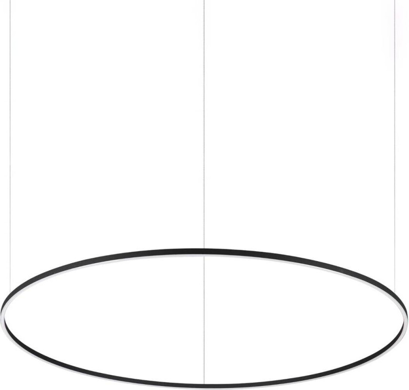 Ideal Lux LED hengelampe Oracle Slim svart 3 000K Ø 150 cm