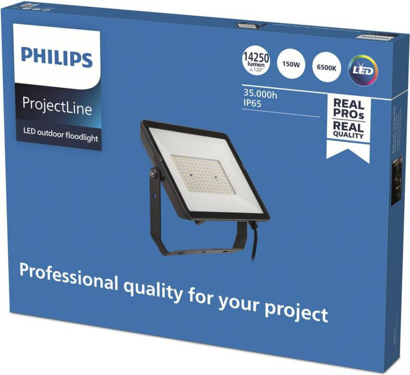 ProjectLine LED-spotlight for utendørs bruk 6 500 K 150 W