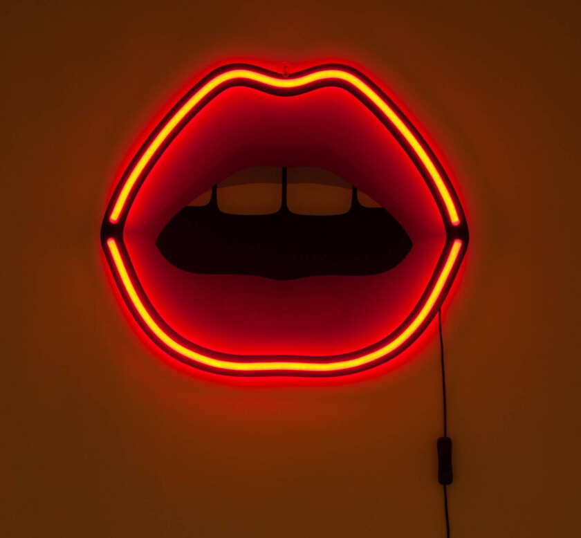 LED-dekovegglampe Blow, 47x39,5 cm