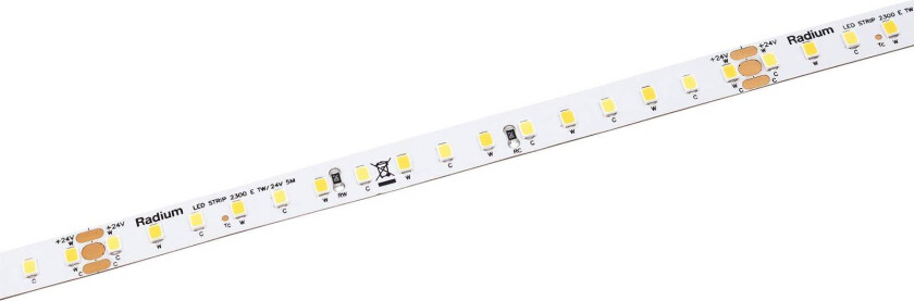 Essence 2200 LED-stripe, 5m, justerbar hvit