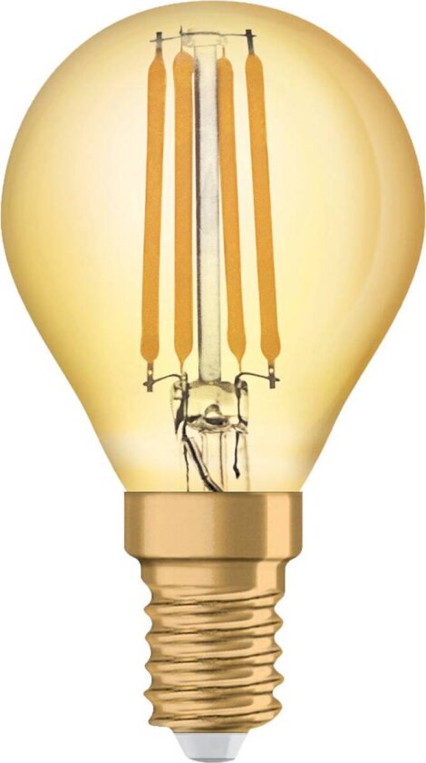 LED Essence Ambiente E14 2,5W dråpe gull