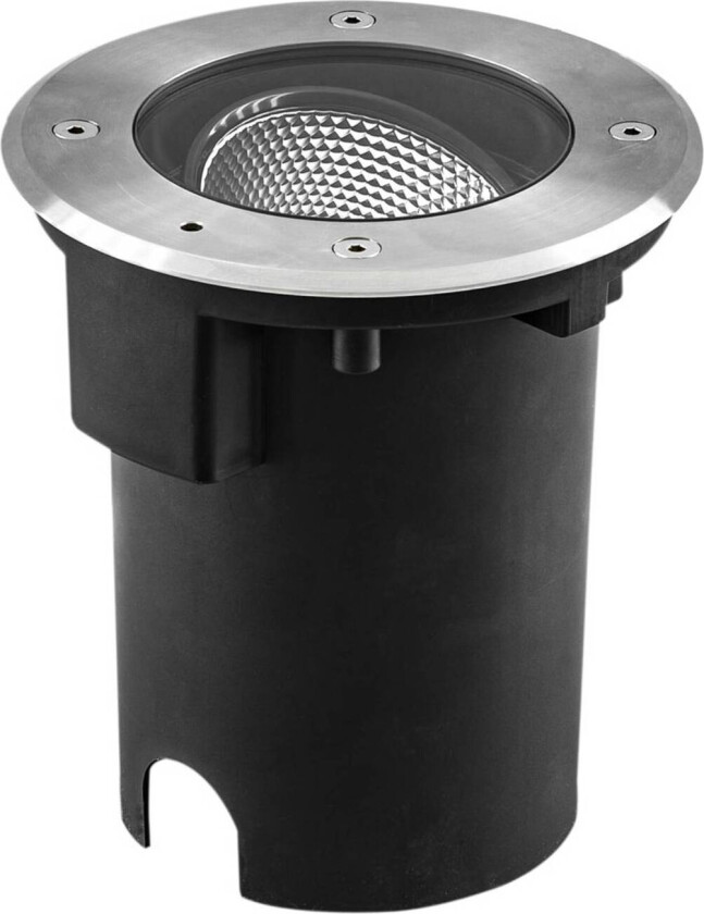 Pentola LED-bakkespot Ø 18 cm rustfritt stål