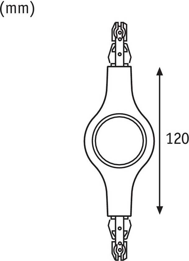 URail langsgående kont LED-lampe 827 hvit