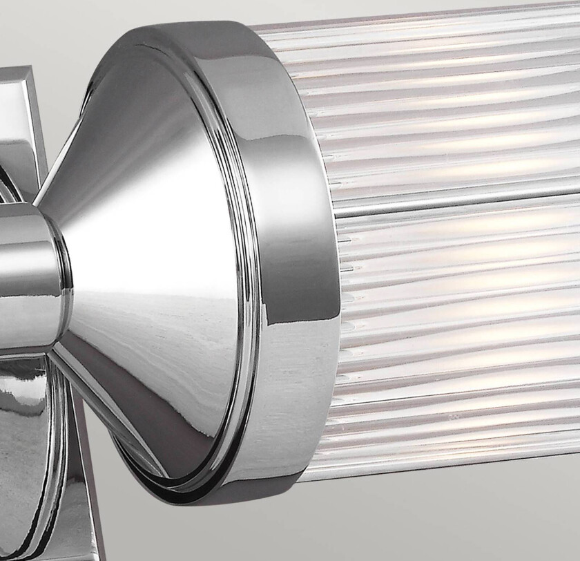 LED-vegglampe Paulson IP44 2 lysk bredde 58,4cm