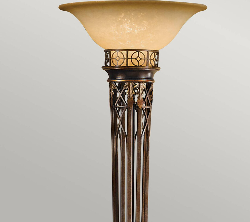 Uplight Opera, høyde 189 cm, polert gull