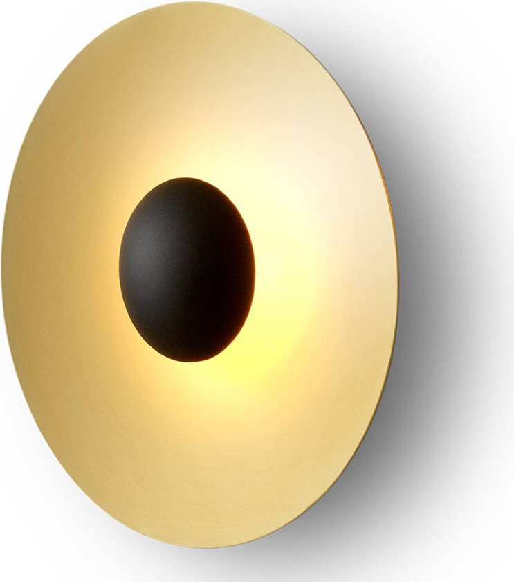 MARSET Ginger 32C LED-vegglampe Ø32cm messing