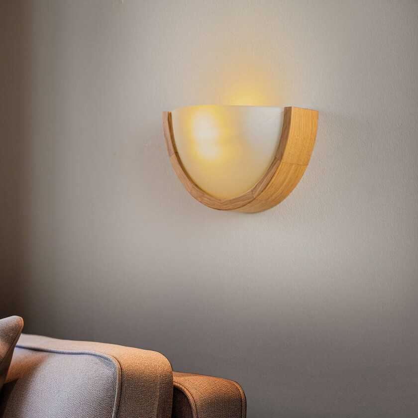 Kris vegglampe bredde 27,5cm natureik