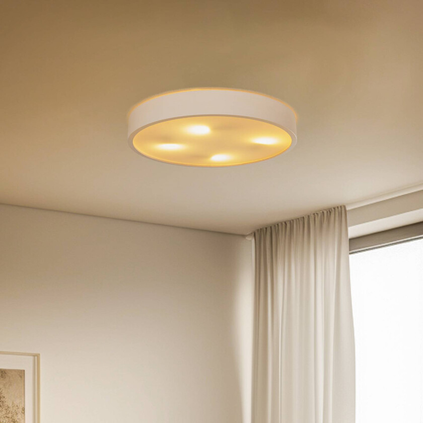 Kerio taklampe, Ø 57,5 cm, hvit