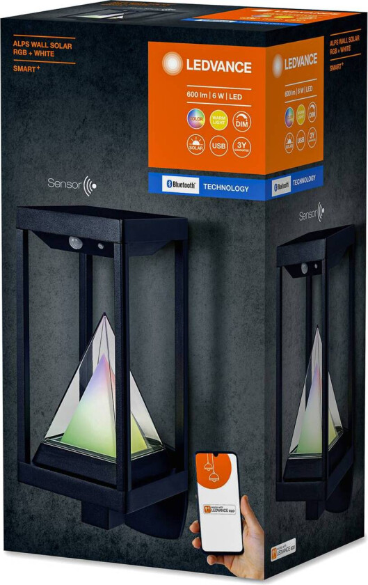BT Solar Alps Wall Multicolor vegg