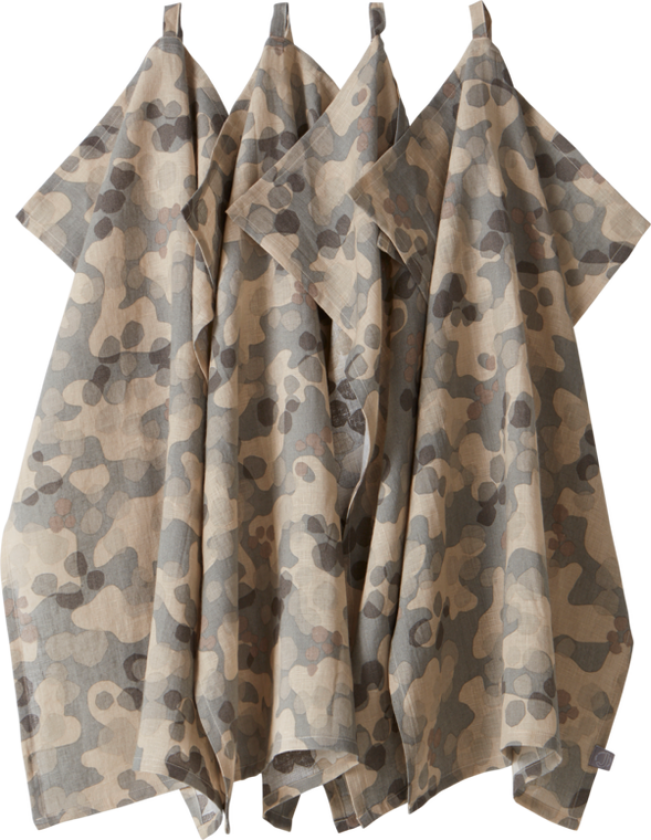 Bilde av CARA kjøkkenhåndkle 4-pk Grå