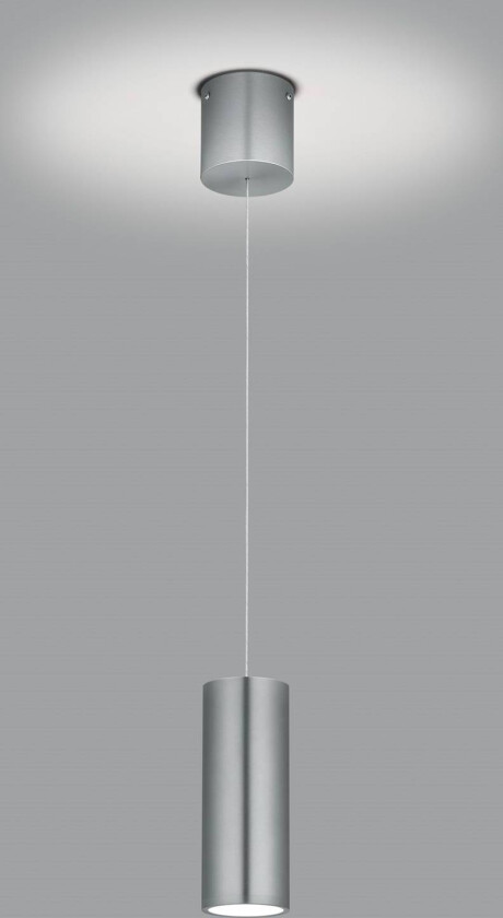 LED-hengelampe Helli up/down 1 lysk matt nikkel