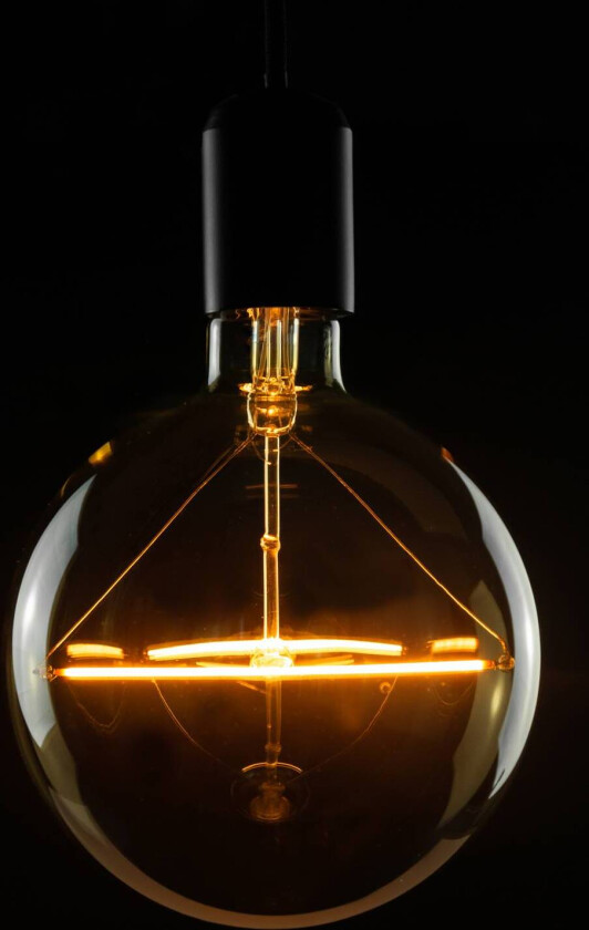 E27 5W globepære Ø15 cm vintage gull 1 900 K