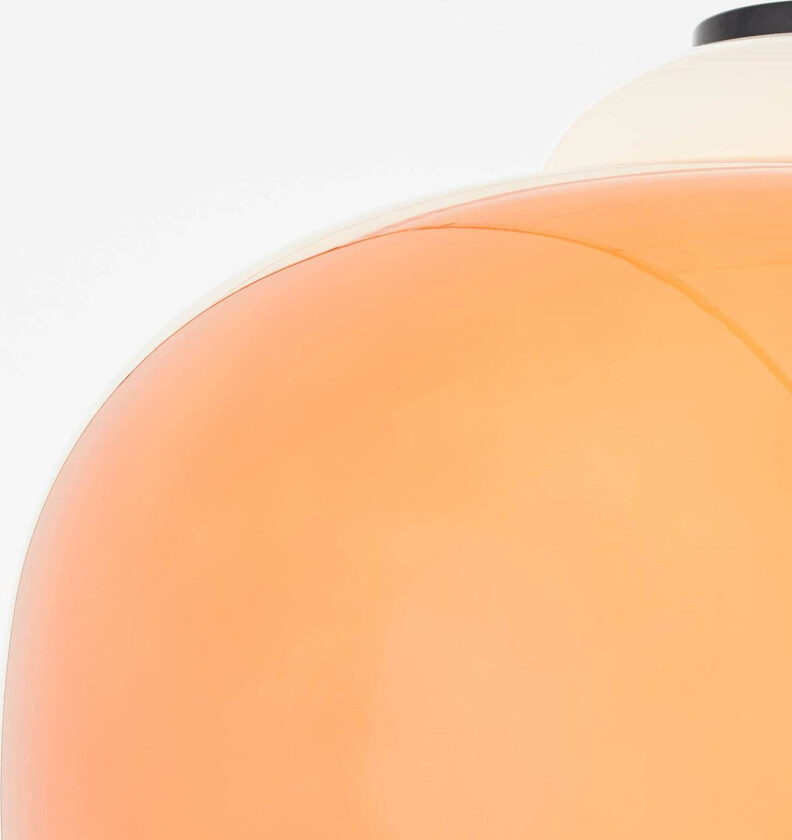 Hengelampe Blop av glass, oransje
