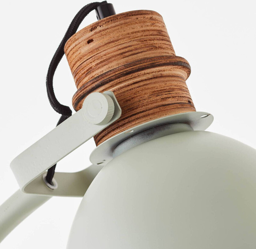 Erena gulvlampe, svingbart hode, lysegrønn