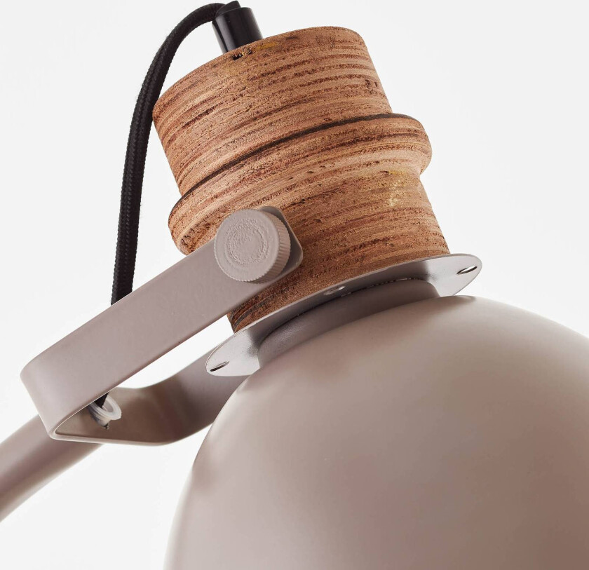 Erena gulvlampe, svingbart hode, taupe