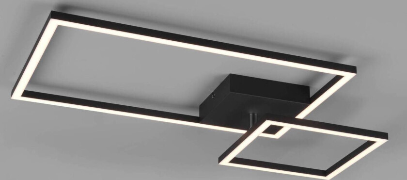 LED-taklampe Padella svingbar 4 000 K svart