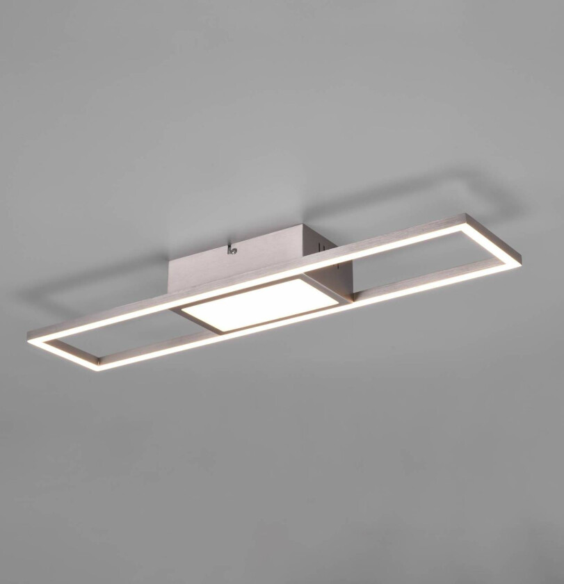 LED-taklampe Rigido fjernkontroll CCT nikkel