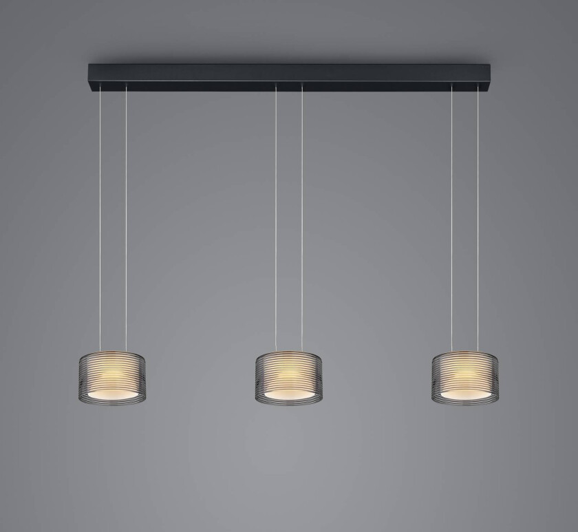 Grand Groove LED-pendel med tre lamper, Grand Groove