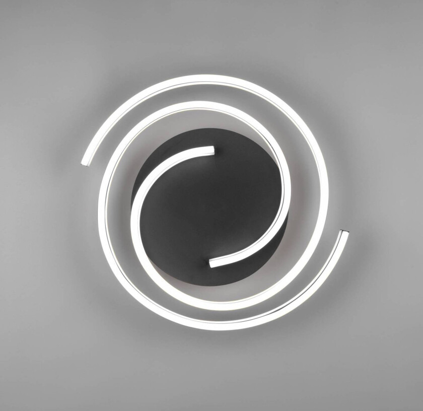 LED-taklampe Caya, dimbar, messing