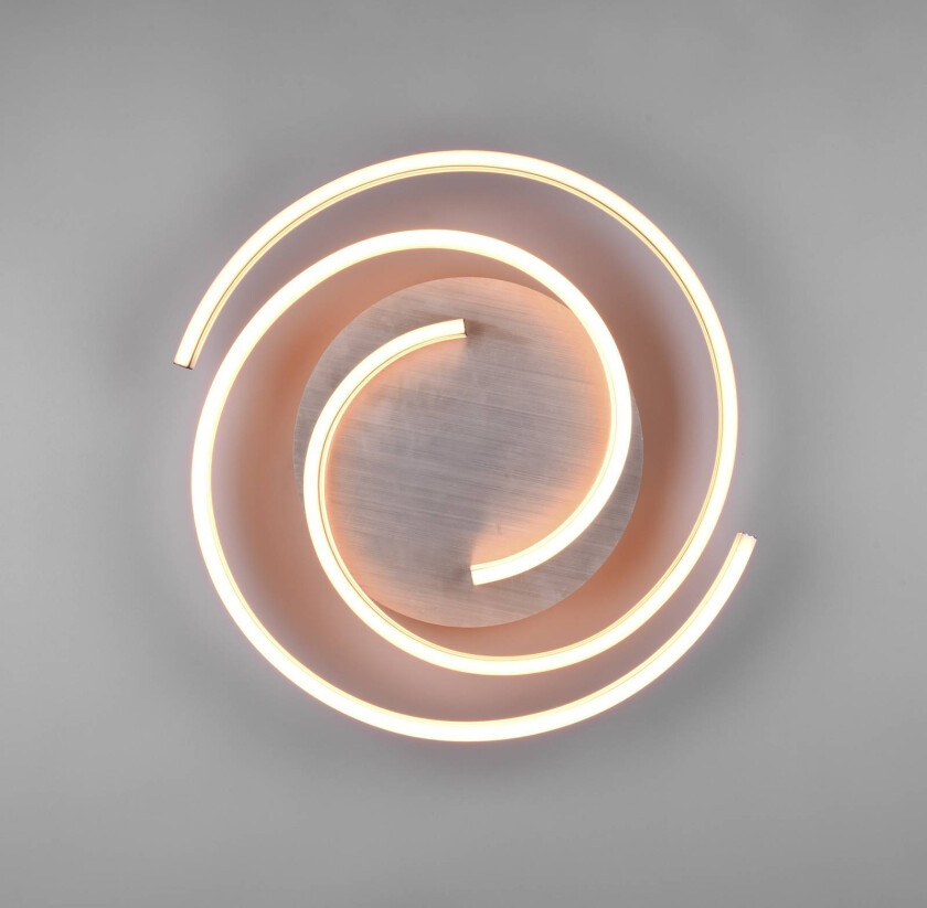 LED-taklampe Caya, dimbar, aluminium