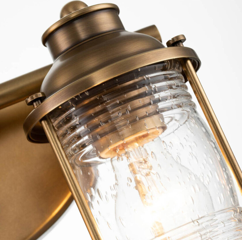 Vegglampe til bad Ashland Bay, 2 lyskilder messing