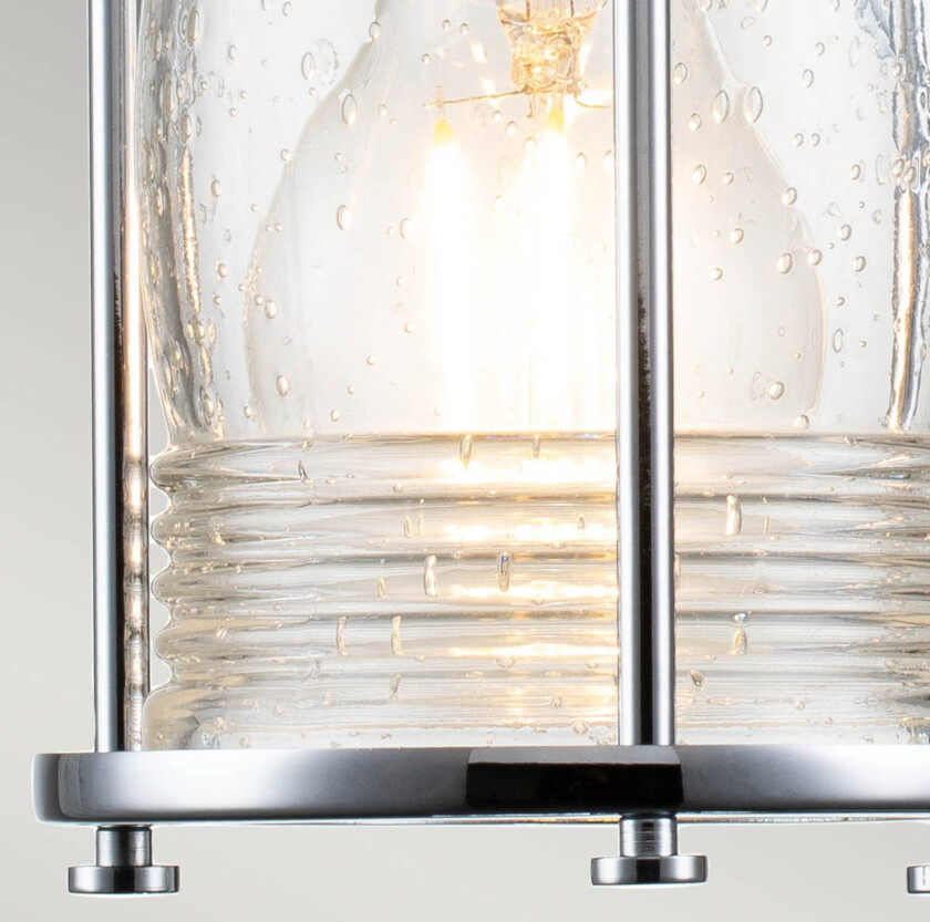 Vegglampe til bad Ashland Bay, 1 lyskilde, krom