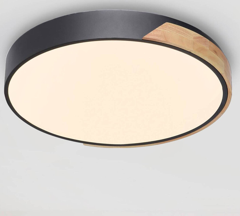 Paul Neuhaus Q-BILA LED-taklampe, svart/eik