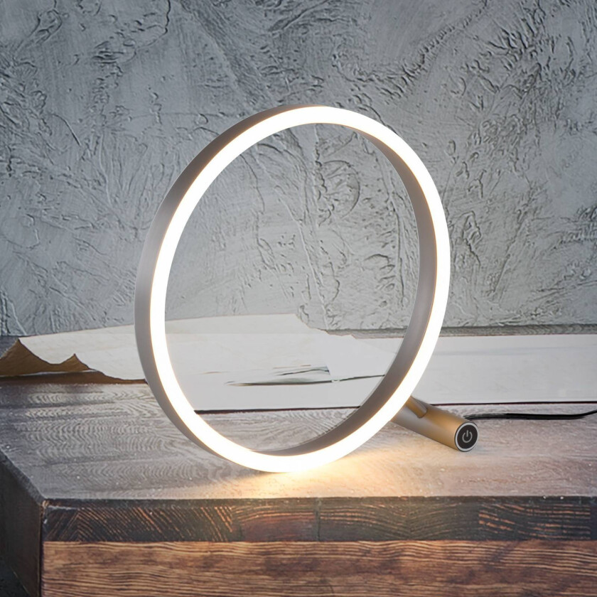 LED-bordlampe Ritus, aluminium