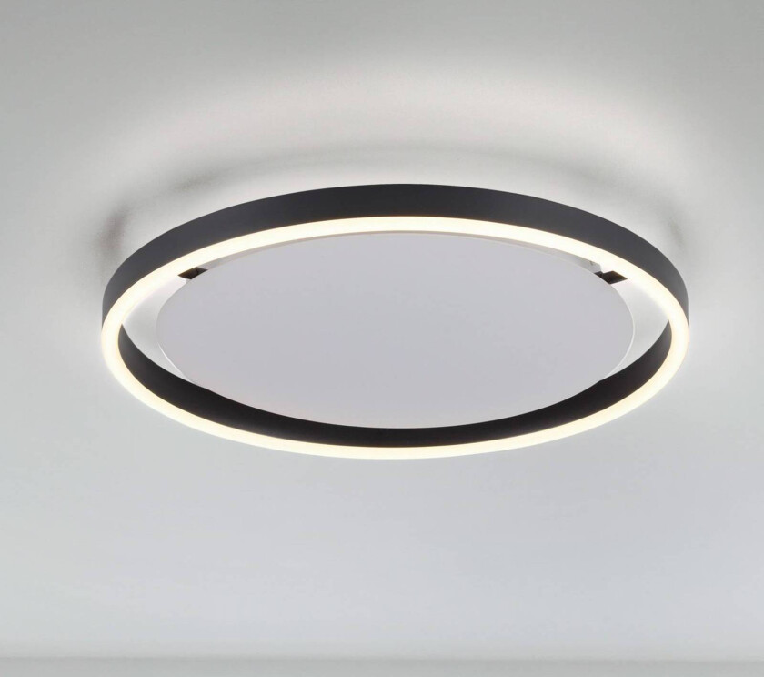 LED-taklampe Ritus, Ø 39,3 cm, antrasitt