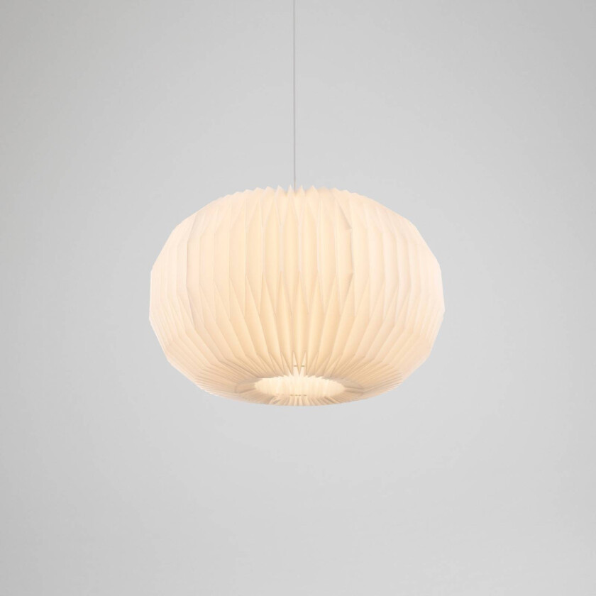 Papel pendellampe, hvit